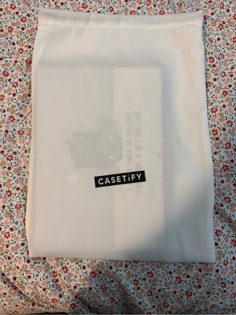 Casetify Floral Cat Laptop Sleeve in White and Black